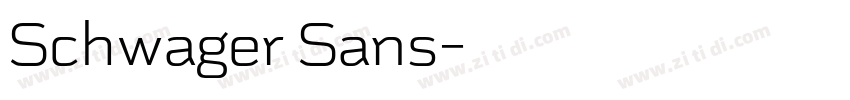 Schwager Sans字体转换